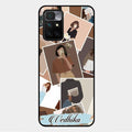 Selfie Girl Collage Glass Case Cover For Xiaomi Redmi 10 Prime 2022