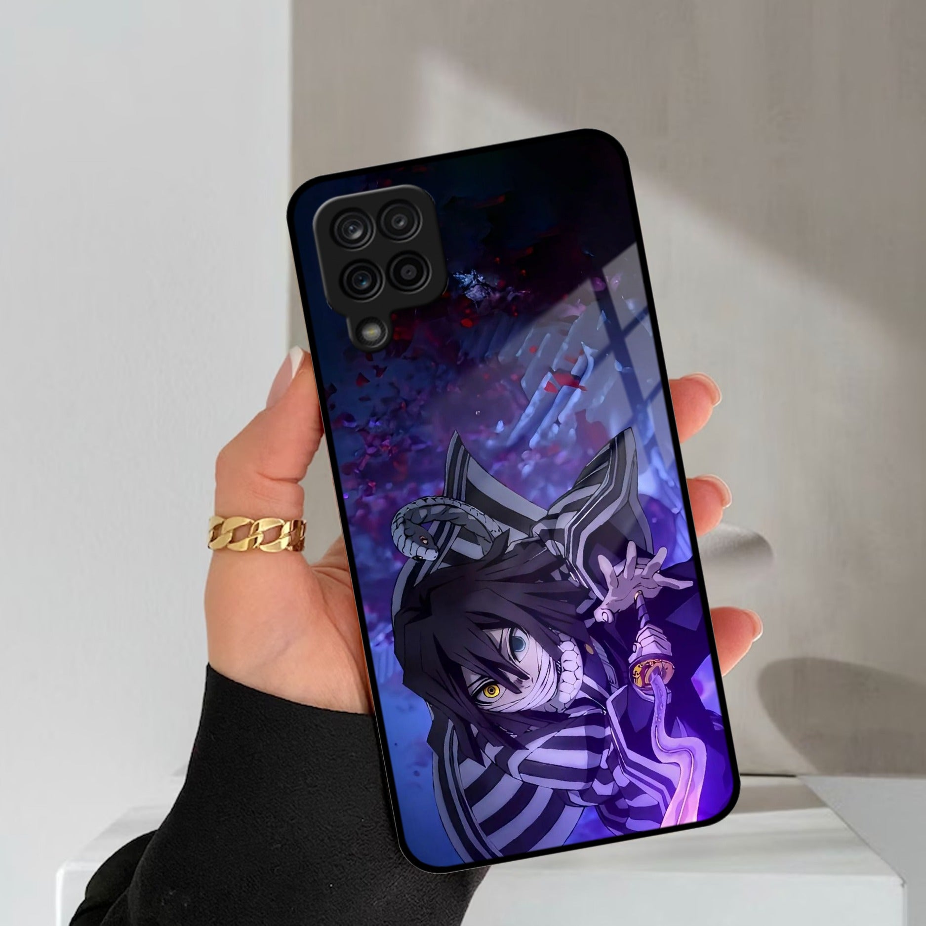 Serpent Man Glass Case Cover For Samsung Galaxy A42 5G