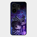Serpent Man Glass Case Cover For Vivo X200 Fe 5G