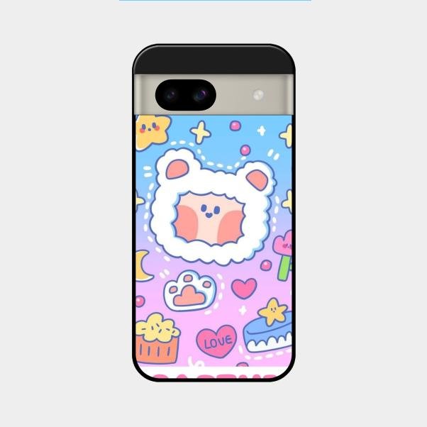 Sheep Glossy Metal Case Cover For Google Pixel 8A 5G