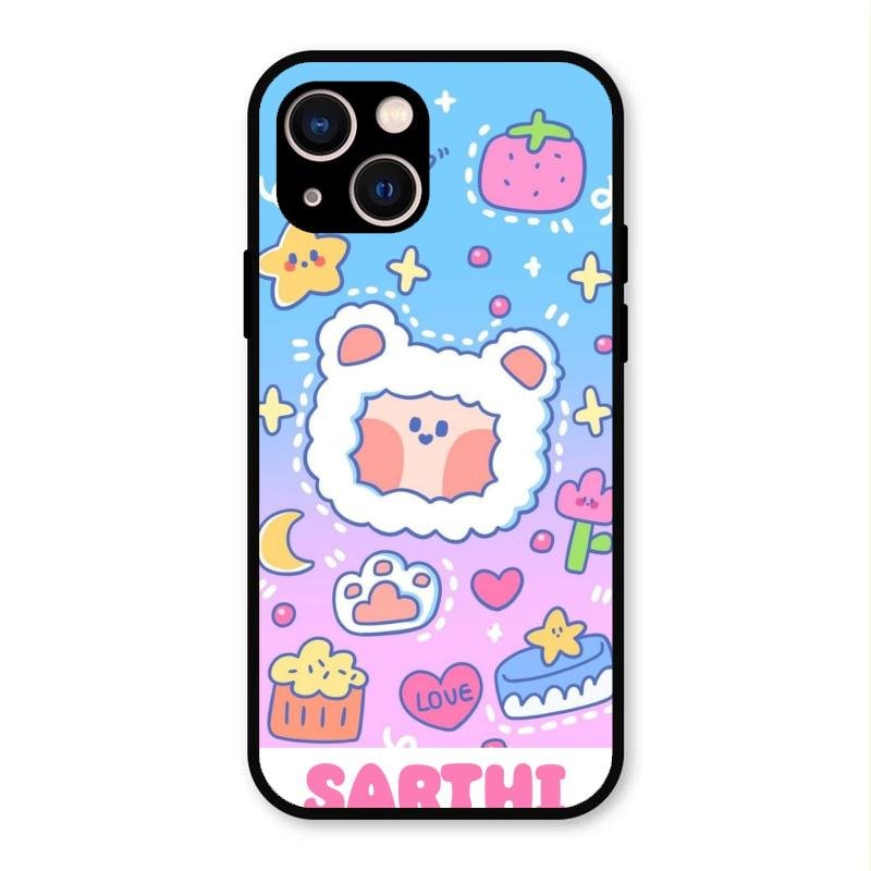 Sheep Glossy Metal Case Cover For iPhone 13
