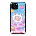 Sheep Glossy Metal Case Cover For iPhone 15 Plus
