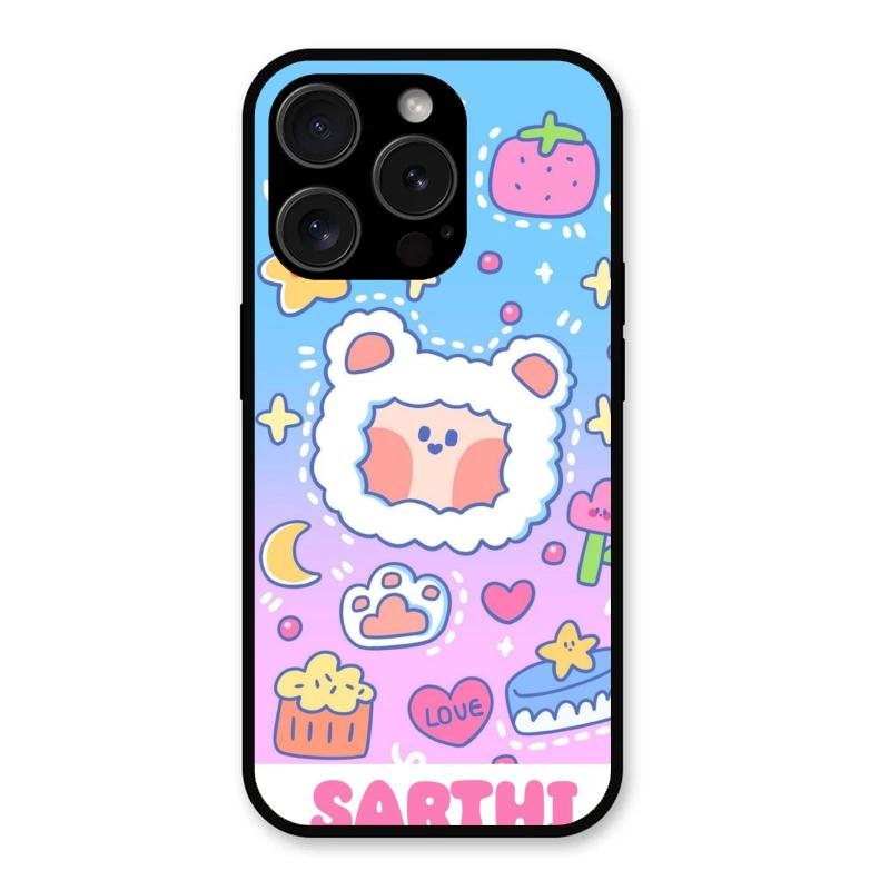 Sheep Glossy Metal Case Cover For iPhone 15 Pro