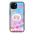 Sheep Glossy Metal Case Cover For iPhone 15