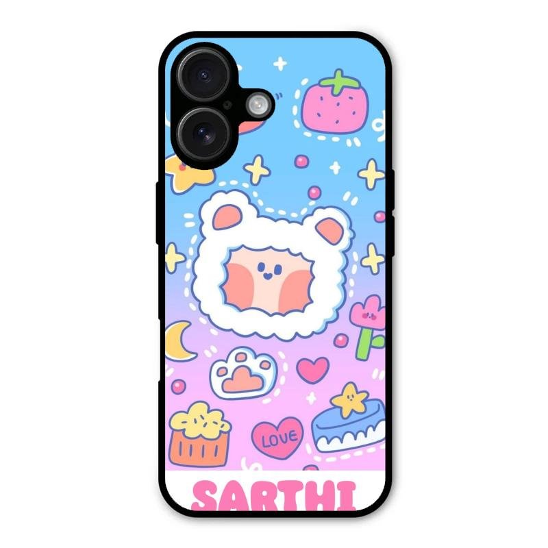 Sheep Glossy Metal Case Cover For iPhone 16
