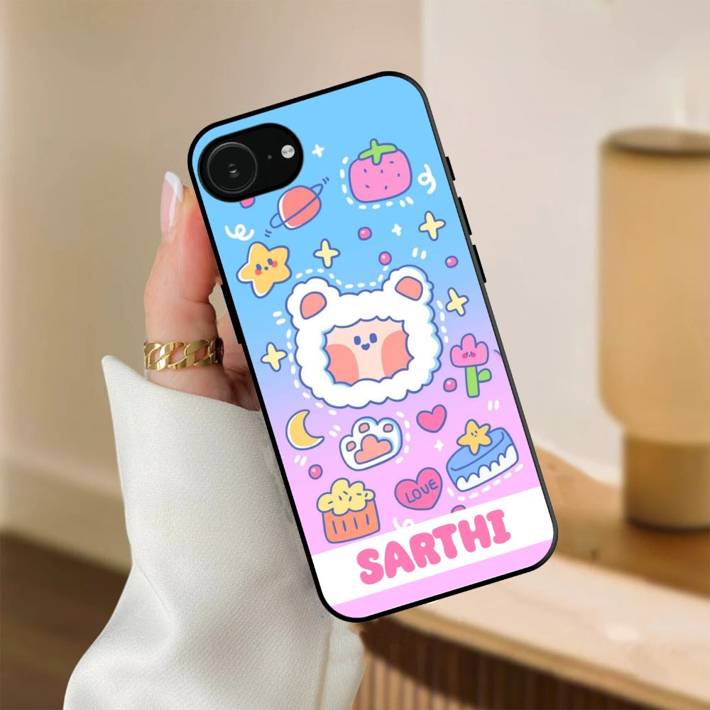 Sheep Glossy Metal Case Cover For iPhone