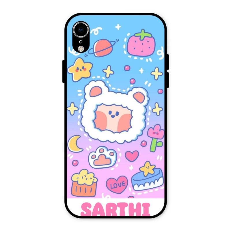 Sheep Glossy Metal Case Cover For iPhone XR