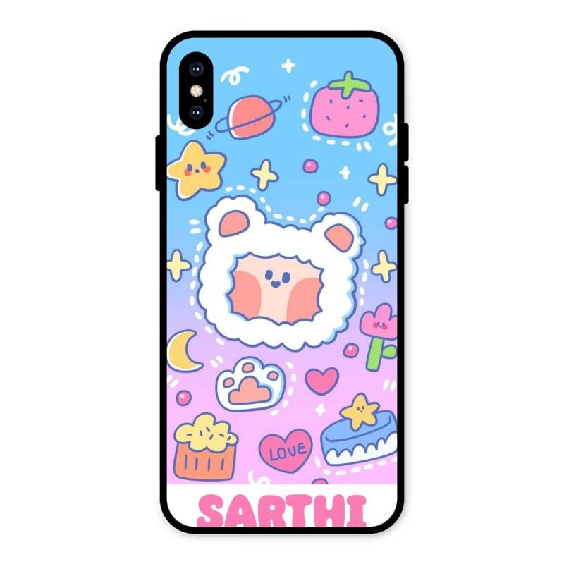 Sheep Glossy Metal Case Cover For iPhone XS Max
