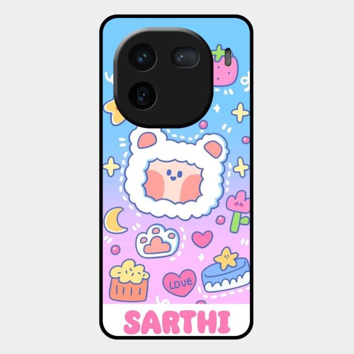 Sheep Glossy Metal Case Cover For Iqoo 12 5G