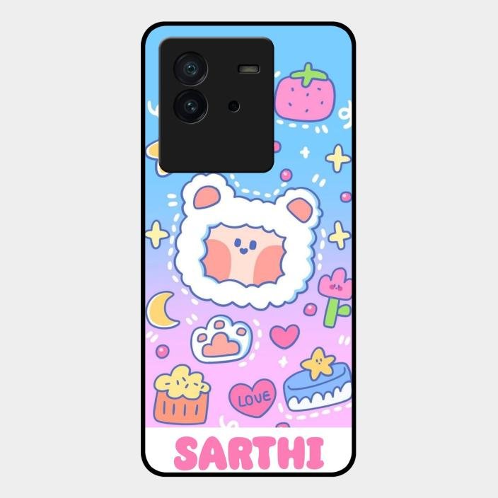 Sheep Glossy Metal Case Cover For Iqoo Neo 6 5G