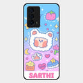 Sheep Glossy Metal Case Cover For Iqoo Z5 5G