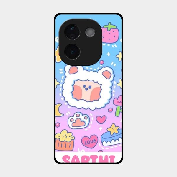 Sheep Glossy Metal Case Cover For Iqoo Z9S Pro 5G