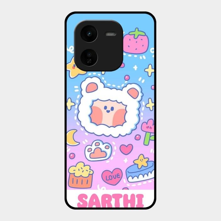 Sheep Glossy Metal Case Cover For Iqoo Z9X 5G