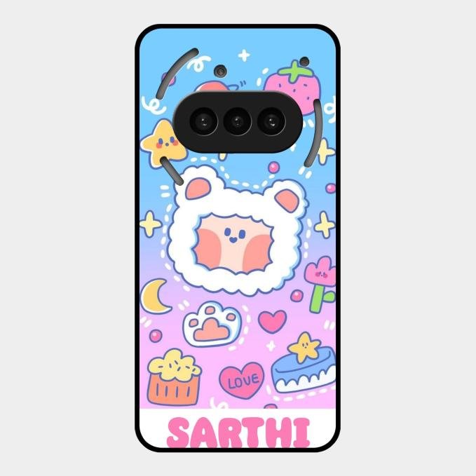 Sheep Glossy Metal Case Cover For Nothing Phone 3A 5G