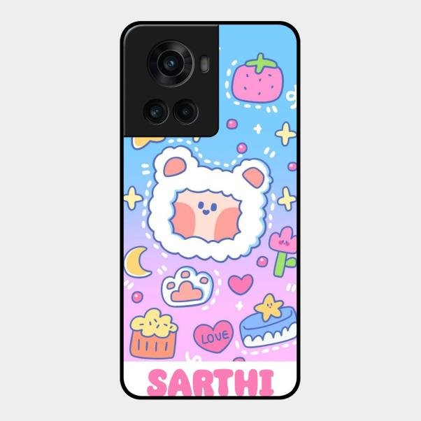 Sheep Glossy Metal Case Cover For Oneplus 10R 5G