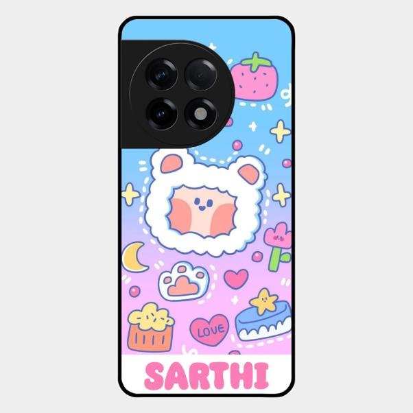 Sheep Glossy Metal Case Cover For Oneplus 11R 5G