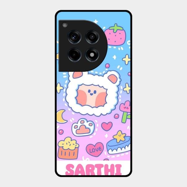 Sheep Glossy Metal Case Cover For Oneplus 12R 5G