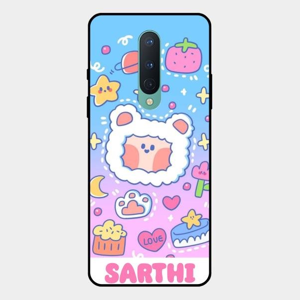 Sheep Glossy Metal Case Cover For Oneplus 8