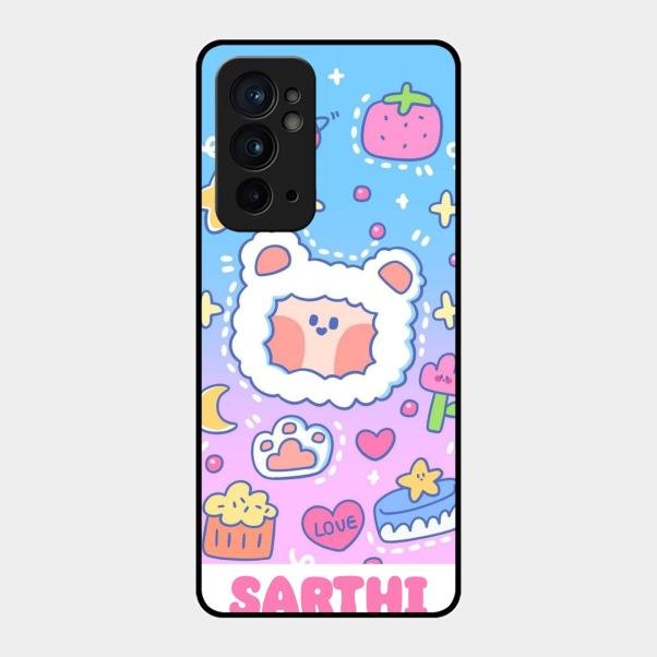 Sheep Glossy Metal Case Cover For Oneplus 9Rt 5G