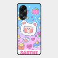 Sheep Glossy Metal Case Cover For Oppo A58