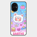 Sheep Glossy Metal Case Cover For Oppo F21 Pro 5G