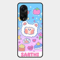 Sheep Glossy Metal Case Cover For Oppo F23 5G