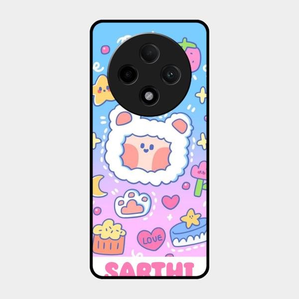 Sheep Glossy Metal Case Cover For Oppo F27 Pro Plus 5G