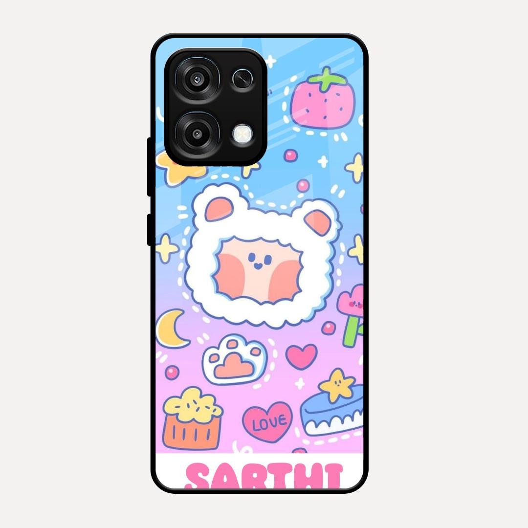 Sheep Glossy Metal Case Cover For Oppo F31 5G
