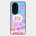 Sheep Glossy Metal Case Cover For Oppo Reno 10 Pro Plus 5G