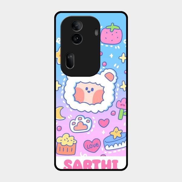 Sheep Glossy Metal Case Cover For Oppo Reno 11 Pro 5G