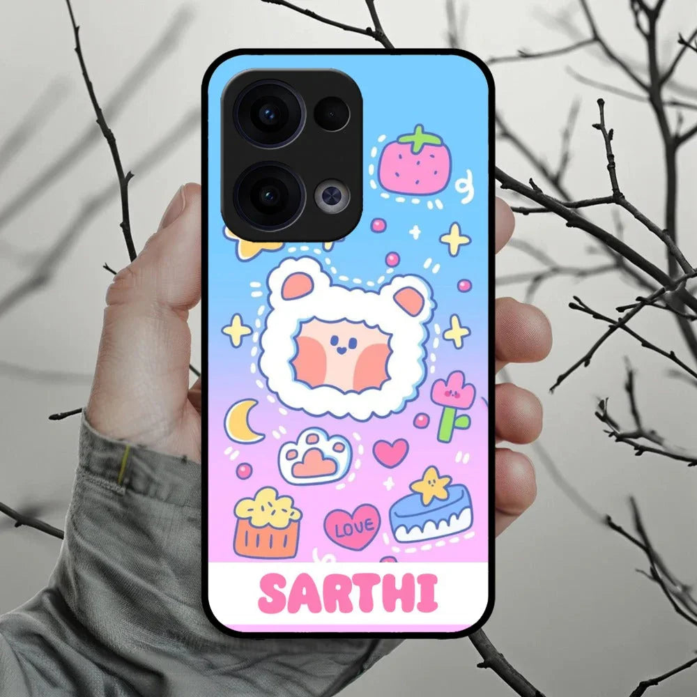 Sheep Glossy Metal Case Cover For Oppo - ShopOnCliQ