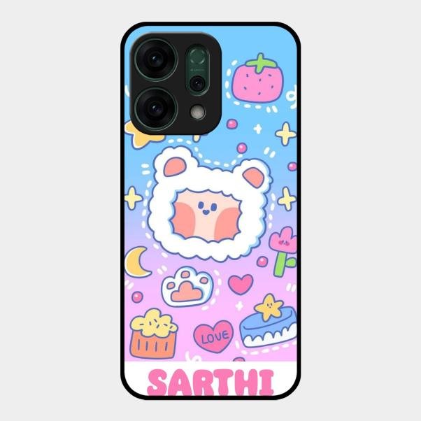 Sheep Glossy Metal Case Cover For Oppo Reno 14 5G