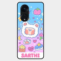 Sheep Glossy Metal Case Cover For Oppo Reno 8T 5G