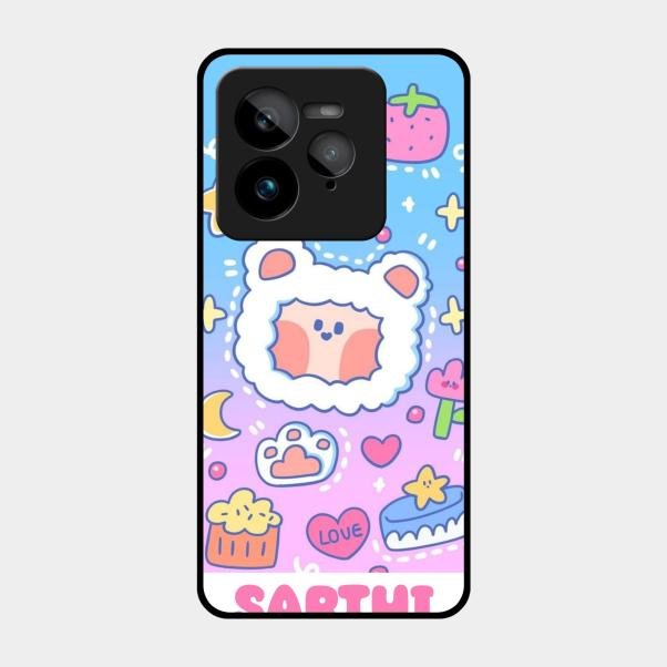 Sheep Glossy Metal Case Cover For Realme Gt 7 Pro