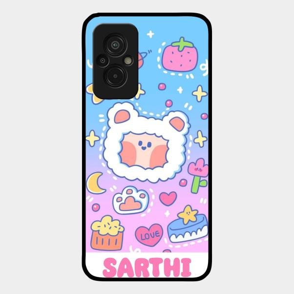 Sheep Glossy Metal Case Cover For Redmi 11 Prime 4G