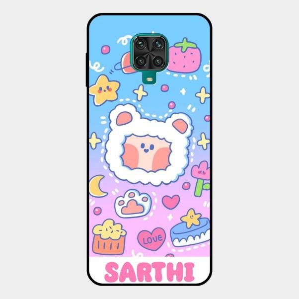 Sheep Glossy Metal Case Cover For Redmi Note 10 Lite