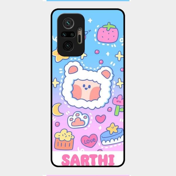 Sheep Glossy Metal Case Cover For Redmi Note 10 Pro