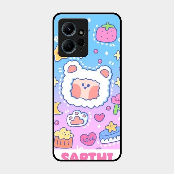 Sheep Glossy Metal Case Cover For Redmi Note 12 4G