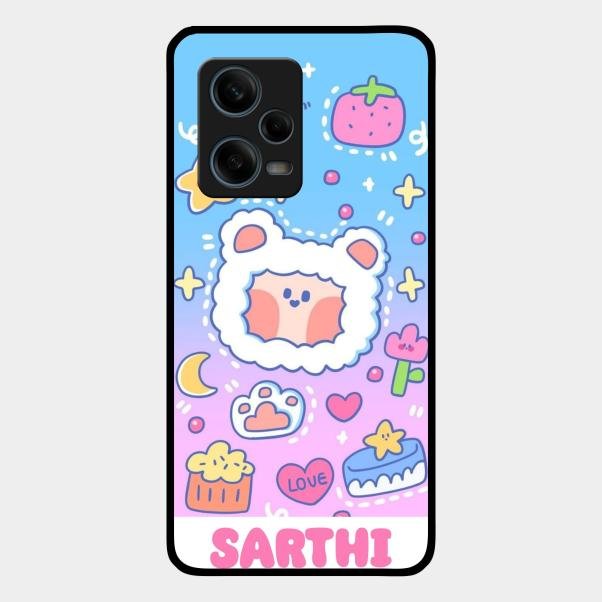 Sheep Glossy Metal Case Cover For Redmi Note 12 Pro 5G