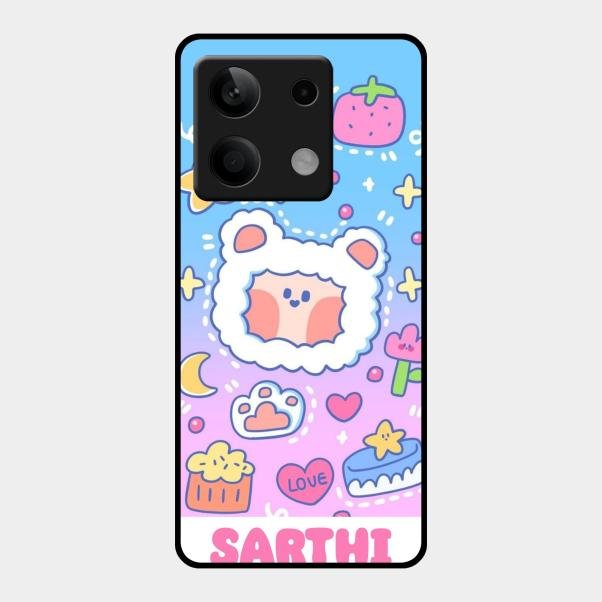 Sheep Glossy Metal Case Cover For Redmi Note 13 5G
