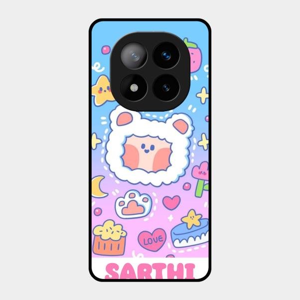Sheep Glossy Metal Case Cover For Redmi Note 14 Pro Plus 5G
