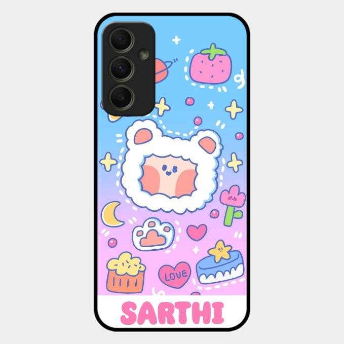 Sheep Glossy Metal Case Cover For Samsung Galaxy A34 5G