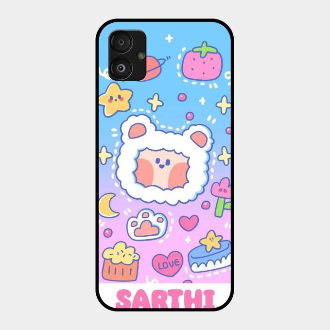 Sheep Glossy Metal Case Cover For Samsung Galaxy F14 5G