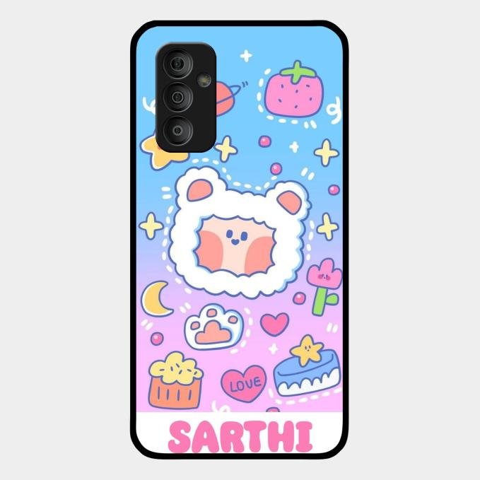 Sheep Glossy Metal Case Cover For Samsung Galaxy F23 5G