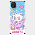 Sheep Glossy Metal Case Cover For Samsung Galaxy F42 5G