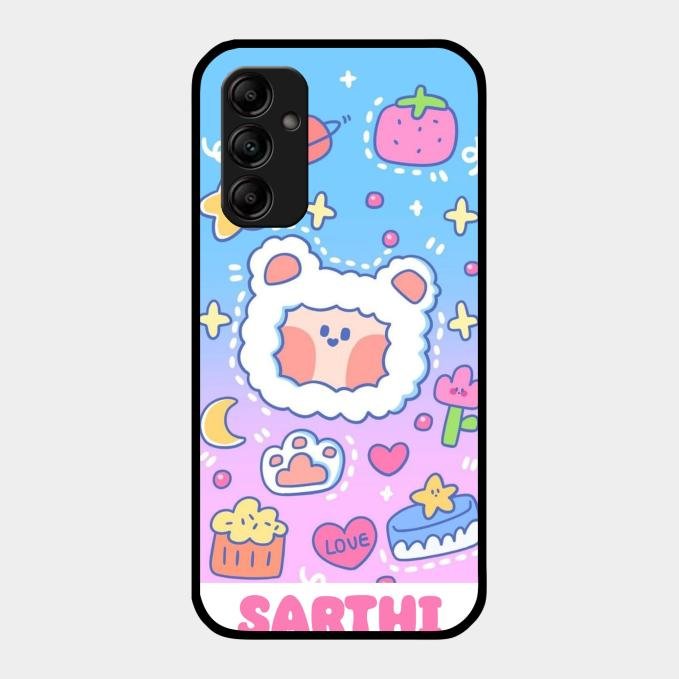 Sheep Glossy Metal Case Cover For Samsung Galaxy M14 5G
