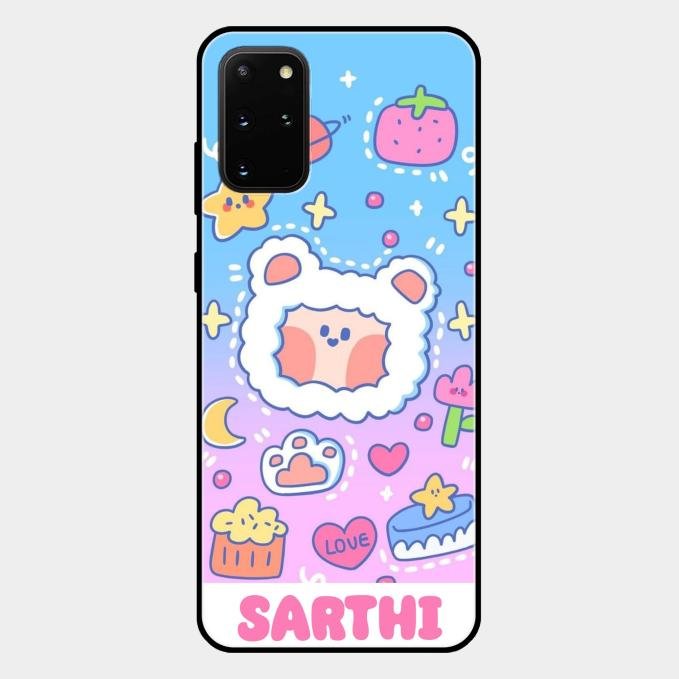 Sheep Glossy Metal Case Cover For Samsung Galaxy S20 Plus