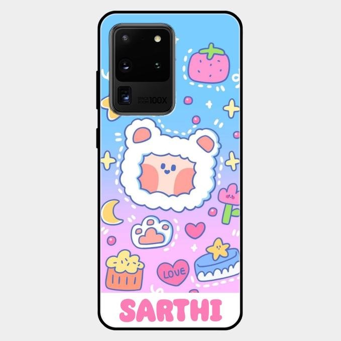 Sheep Glossy Metal Case Cover For Samsung Galaxy S20 Ultra