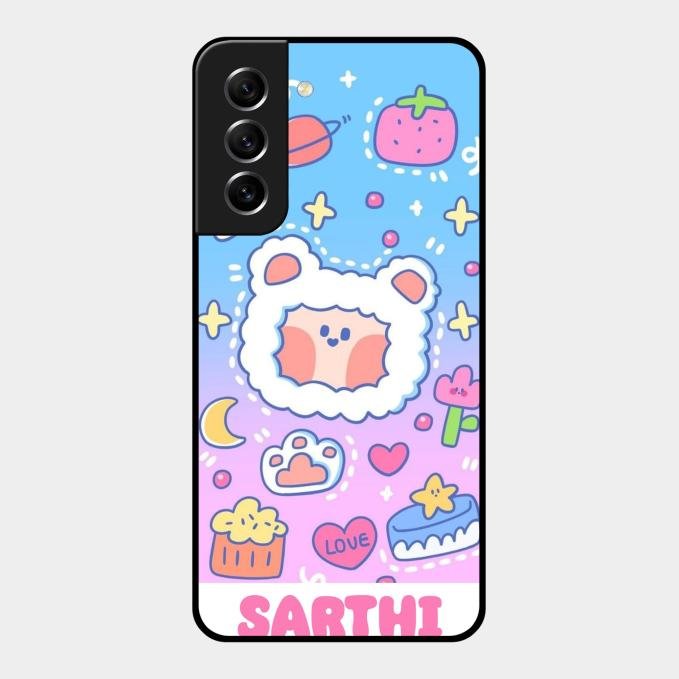 Sheep Glossy Metal Case Cover For Samsung Galaxy S21 Fe 5G