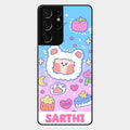 Sheep Glossy Metal Case Cover For Samsung Galaxy S21 Ultra